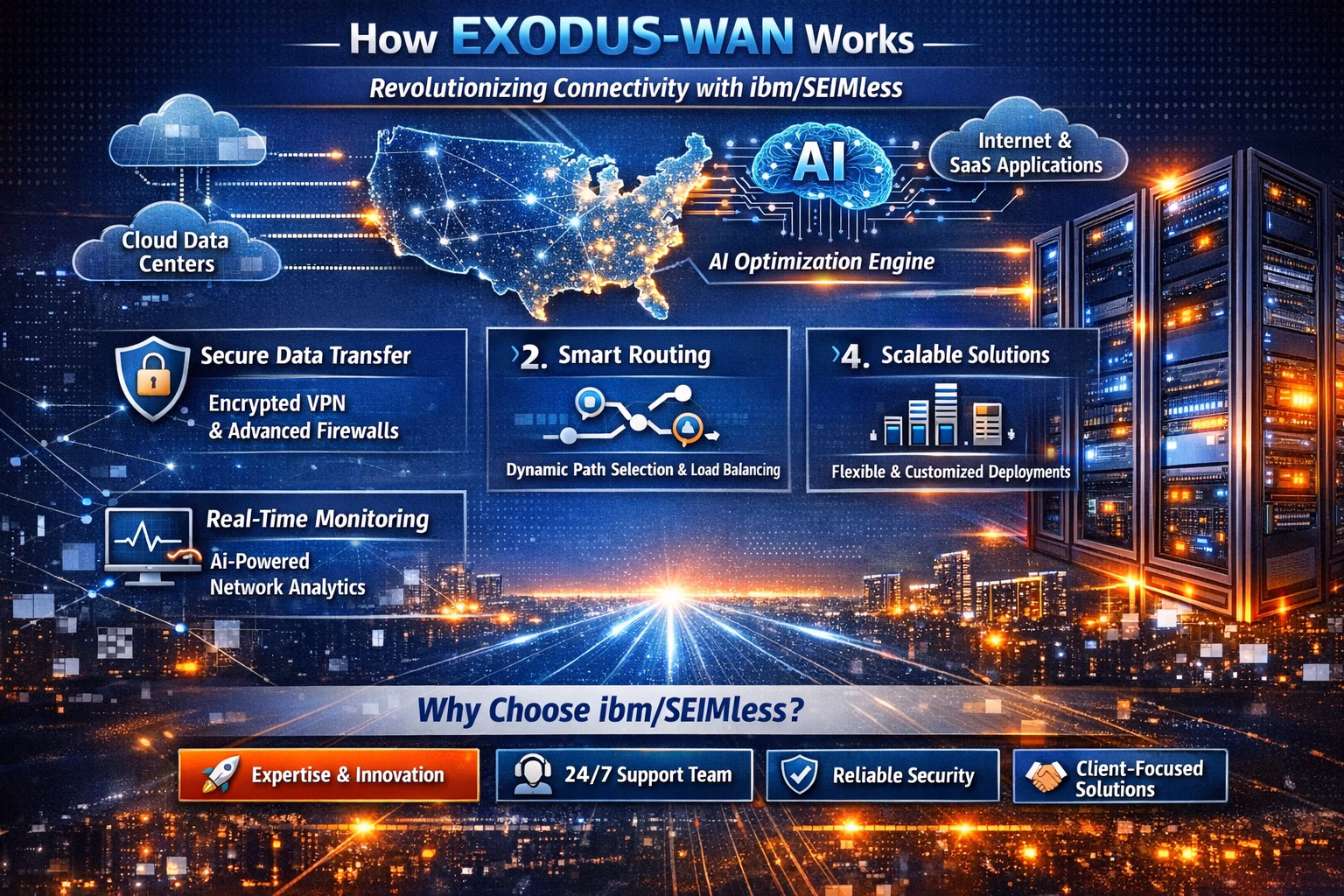 Exodus Wide Area Networking