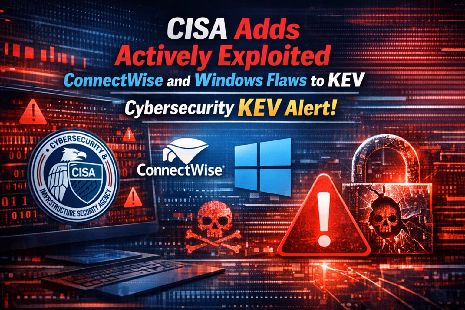 CISA ConnectWise Windows KEV vulnerabilities CISA ConnectWise Windows KEV vulnerabilities