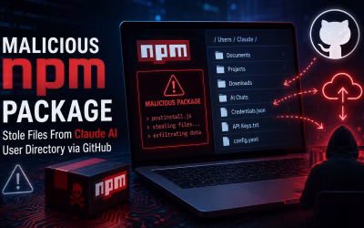 Malicious npm Package Stole Files From Claude AI User Directory via GitHub