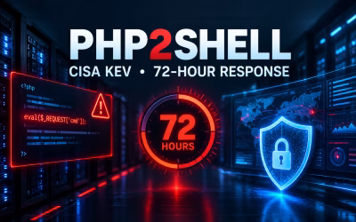PHP2Shell Is Now on CISA’s Exploited List: The 72-Hour Enterprise Playbook for Black October